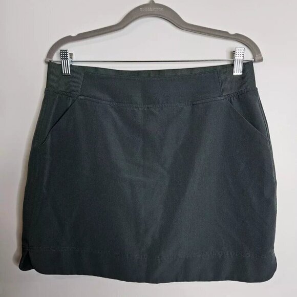 32 Degrees Cool Womens Soft Comfort Stretch Pull On Skort Pockets Medium Green - Picture 1 of 6